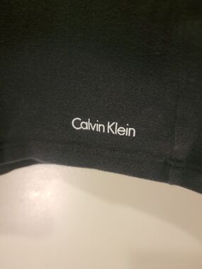 Calvin Klein Black Tank Top with White Logo